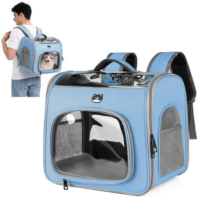 Productafbeelding van Opvouwbare Katten- en Hondenrugzak met Bubbelvenster