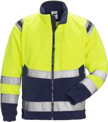 Produktbild von Fristads Warnschutz-Fleecejacke Winddicht Klasse 3 4041 Fe