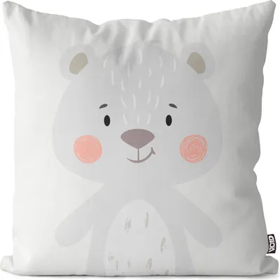 Produktbild von VOID Bär Tierkinder Cartoon Kissenbezug Kissenhülle Sofakissen Kissen Deko Outdoor-Kissen Dekokissen