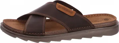Produktbild von Lumberjack Asher Herren Pantolette in Braun, Größe 41