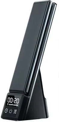 Obrázok produktu pre Bezdrôtová skladacia nabíjačka pre telefón, stolná lampa, čierna elegantná moderná lampa