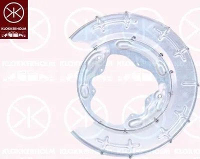 Produktbild von KLOKKERHOLM Spritzblech Bremsscheibe für HYUNDAI i30 (FD) Hinten Links 3267877 Ankerblech