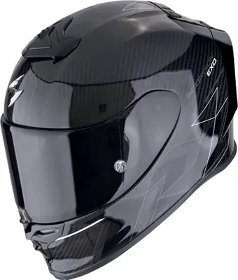 Produktbild von Scorpion Exo-R1 Evo Carbon Air Cynergy Integralhelm Schwarz / Weiss S