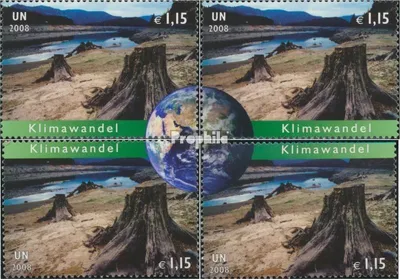 Produktbild von Briefmarken UNO - Wien 2008 Mi 559-562 (kompl.Ausg.) gestempelt Klimawandel