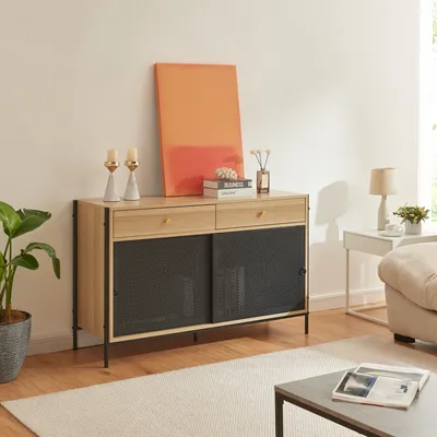 Obrázok produktu pre TV skrinka 'Tysnes' 120x40x75 cm dub/čierna