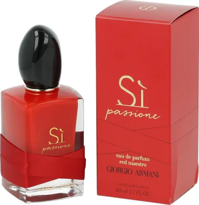 Produktbild von Giorgio Armani Sì Passione Red Maestro, Frauen, 50 ml, Spray, INGREDIENTS ● ALCOHOL ● PARFUM / FRAGRANCE ● AQUA / WATER ● BENZYL SALICYLATE ● BENZYL..., 1 Stück(e)