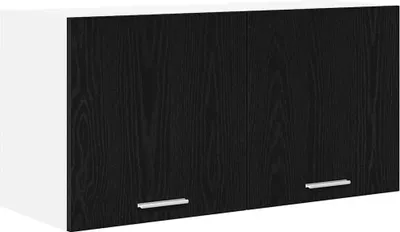 Produktbild von Hängeschrank Schwarz Eichen-Optik 80 x 31 x 40 cm Holzwerkstoff