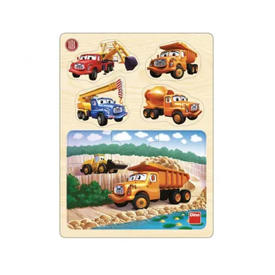 Zdjęcie produktu dla Dino Puzzle Tatra w kamieniołomie 13 elementów