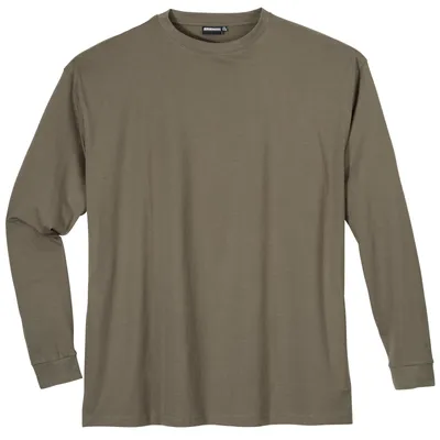 Produktbild von Adamo Langarmshirt große Größen khaki