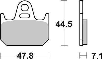 Zdjęcie produktu dla Klocki hamulcowe SBS 659RQ (zestaw na tarczę) Road Racing Carbon Tech