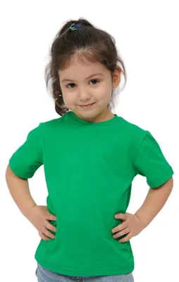 Produktbild von MOD Jeans | T-Shirt Kinder – Größe 140 – Grün – 100% Baumwolle – Ideal für Schulsport, Bequem