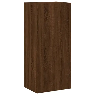 Obrázek produktu pro TV nástěnná skříňka hnědý dubový vzhled 40,5x30x90 cm materiál na bázi dřeva