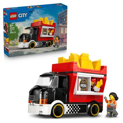 Zdjęcie produktu dla LEGO City Food truck z frytkami, Zestaw do budowania, 5 lat(a), Plastik, 216 szt., 491 g