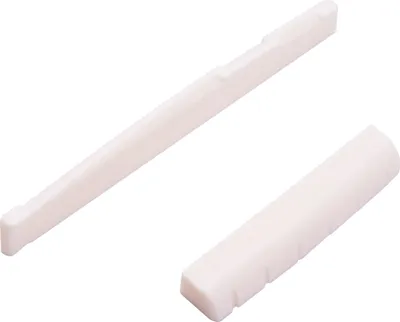 Imagen del producto de Eujgoov, puente de hueso genuino para guitarra, de alta densidad, ideal para guitarras acústicas. Accesorios para mejorar el timbre y la estabilidad. Perfecto para guitarristas. (Hecho de hueso de vaca)