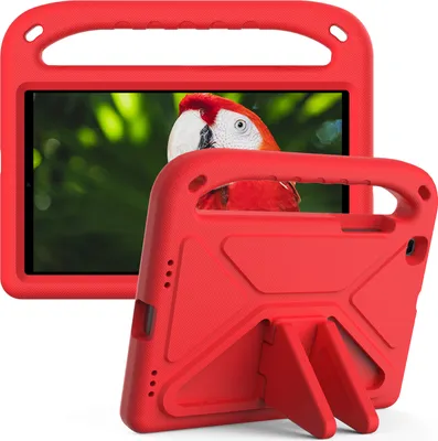 Obrázek produktu pro Ochranné pouzdro pro Samsung Galaxy Tab A 8,0 2019 SM-T290/T295, lehké dětské pouzdro z EVA s držadlem a stojánkem Červený