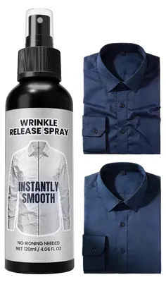 Zdjęcie produktu dla Spray zapobiegający gnieceniu odzieży, 120 ml, ułatwia prasowanie i usuwa zagniecenia