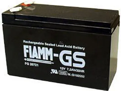 Produktbild von FIAMM Bleiakku FG20721 12,0 Volt 7,2 Ah mit 4,8mm Steckanschlüssen
