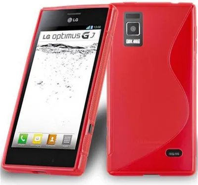 Zdjęcie produktu dla Cadorabo DE-105430, LG, LG OPTIMUS GJ, Czerwony