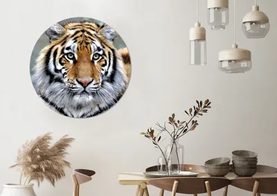 Produktbild von MuchoWow® - Mauerkreis - Wandbilder - Runde Bild - Bild aus Aluminium - Schlafzimmer - Wohnzimmerdekoration - Wand Dekoration