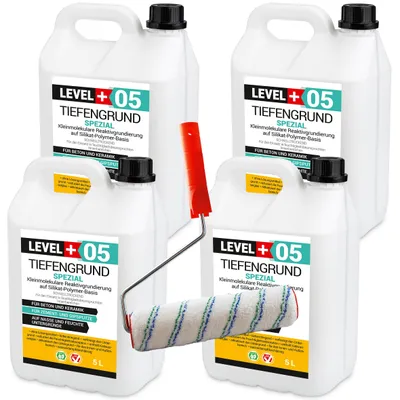 Obrázek produktu pro Sada Malířský váleček 25cm + Hloubkový penetrační nátěr 20L Silikátový nátěr L+05