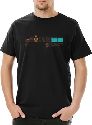 Produktbild von Urban Backwoods Knight Kitt Cockpit, Herren T-Shirt, Farbe: Schwarz, Größe: 2XL