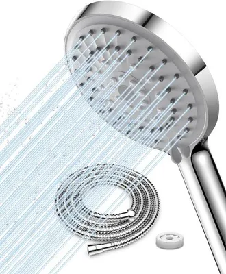 Produktbild von Famanu Handbrause mit 2 m Schlauch – Druckerhöhend, wassersparend
