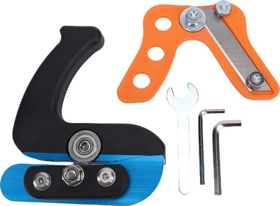 Immagine prodotto di Taglierina per bordi con rifilatrice a U, due cuscinetti sfalsati, utensile manuale per la lavorazione del legno per pannelli laminati in PVC, ACP e melamina