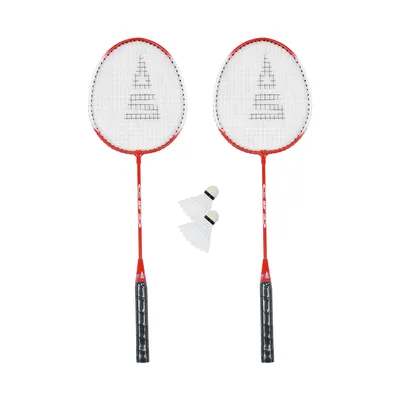 Immagine prodotto di Set da badminton SULOV®, 2x racchetta, 2x palla, borsa - rosso