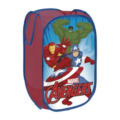 Obrázok produktu pre Vysúvací kôš Marvel Avengers - praktický kôš na hračky a bielizeň