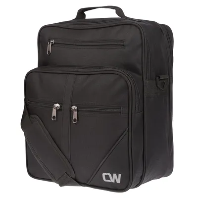 Produktbild von Flugbegleiter Arbeitstasche Messenger Herren Tasche Umhängetasche Schwarz DIN A4 Uni