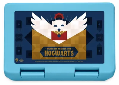 Produktbild von Spreadshirt Harry Potter Waiting For My Letter From Hogwarts Brotdose Lunchbox, One size, Saphirblau