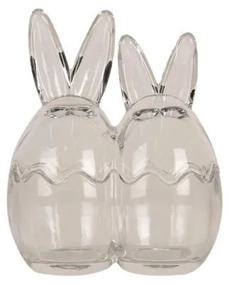 Image de Clayre & Eef Pot en verre Œuf 14x8x17 cm Verre transparent