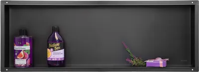 Produktbild von BALNEO Wandnische WALL-BOX No Rim 90 x 30 x 7 cm Schwarz