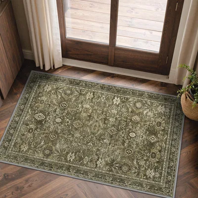 Productafbeelding van Wasbare deurmat, 60x90 cm, bruin, rechthoekig