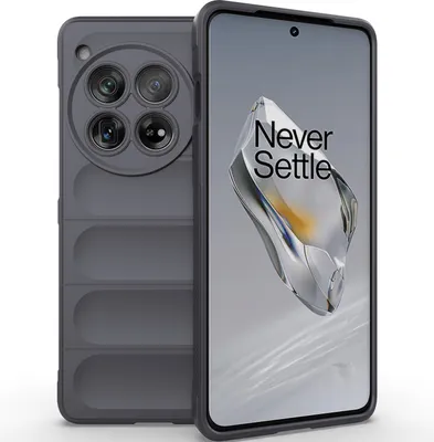 Obrázek produktu pro Pouzdro na telefon pro OnePlus 12 5G Soft TPU Silikonový nárazuvzdorný protiskluzový kryt Dark Grey