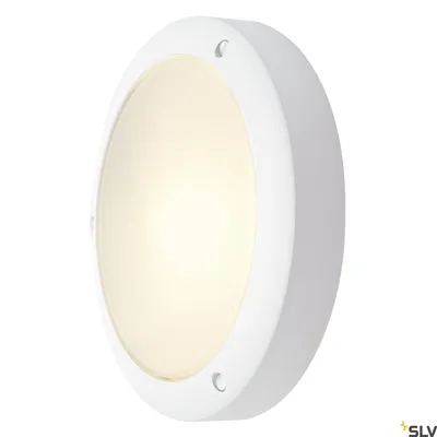 Image de SLV Bulan 229071 Outdoor wall light Energy-saving bulb, LED (monochrome) E14 60 W White