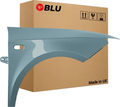 Produktbild von BLU Kotflügel Passend für Seat Ibiza (6J - IV 4. Generation) LW5T Rechts Blau NayaraBlau | 2008-2017 | Vorderseite Vorne | Lackiert | Einbaufertig