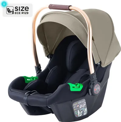 Image de Siège auto pour bébé Daliya® NEOMOVE i-Size 0–13 kg (40–87 cm), harnais à 5 points, coussin lombaire, norme UN R129, compatible avec les poussettes NEOMOVE, siège auto pour bébé, siège enfant pour bébé