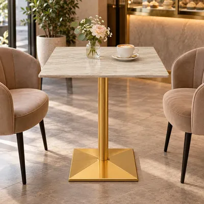 Immagine prodotto di 360Home Arredamento per la ristorazione: bar, ristoranti, hotel - Tavolo da bistrot 60*60*75 cm /FJ60/