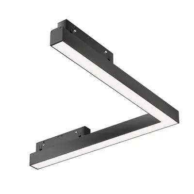 Produktbild von Maytoni  Langfeldleuchte für Magnetschienensystem Exility Basis LED incl. Schwarz aus Aluminum   Dimmbar 24W für Küche, Schlafzimmer, Wohnzimmer, Esszimmer, Lobby