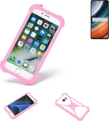 Produktbild von K-S-Trade Handy Hülle kompatibel mit Xiaomi Redmi K40S Schutz Hülle Bumper Silikon Schutz Hülle Cover Case Silikoncase Silikonbumper TPU Softcase