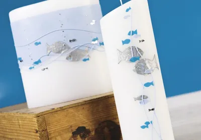Produktbild von Verzierwachs 175x80x0,5mm VE=6x2 Stück griechischblau
