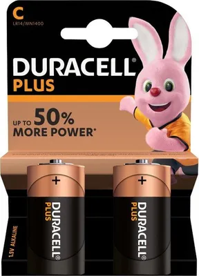 Obrázek produktu pro Duracell LR14 MN1400, alkalické baterie, 9800 mAh, 1,5 V, 10 kusů