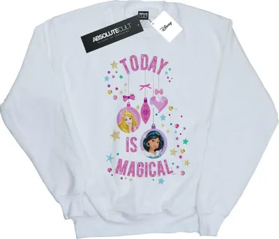 Produktbild von Disney - "Princess Today Is Magical" Sweatshirt für Damen BI33057 (M) (Weiß)