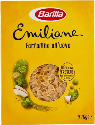 Image de Pâtes aux œufs Barilla, Farfalline, 275 g