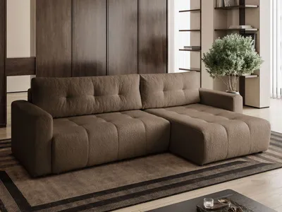 Produktbild von Kaiser Möbel Ecksofa VIENNA - Stil, Komfort und Funktionalität - BRAUN RECHTS