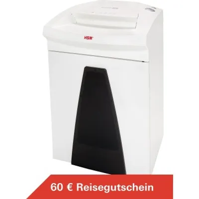 Obrázok produktu pre HSM SECURIO B26, Rezanie na pásiky, 3,9 mm, 55 L, 495 listy, 55 dB, Tlačidlá