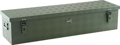 Produktbild von ALUBOX Riffelblech 1.5mm 86 Liter Olivgrün