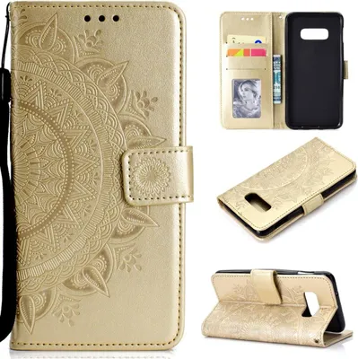 Image de Housse pour Samsung Galaxy S10e Housse téléphone portable Flip Case Cover Mandala