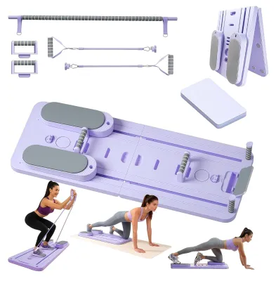 Image de Planche de Pilates multifonctionnelle pliable pour une utilisation à domicile